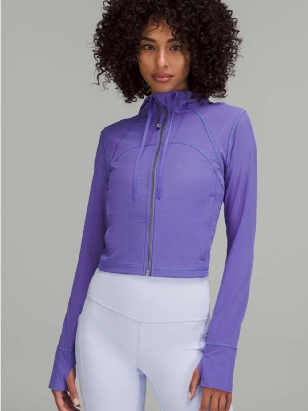 RARE Lululemon Cropped Defined Jacket Mesh